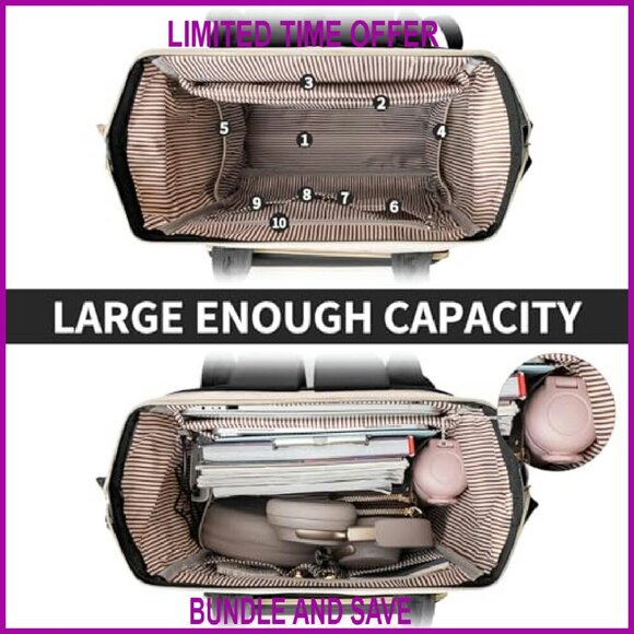 15.6 Inch Travel Laptop Backpack with USB Charging Port Luggage Strap main image 6